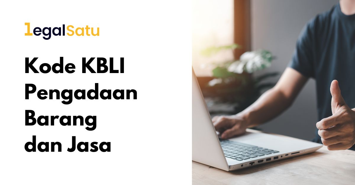 Kode KBLI Pengadaan Barang dan Jasa